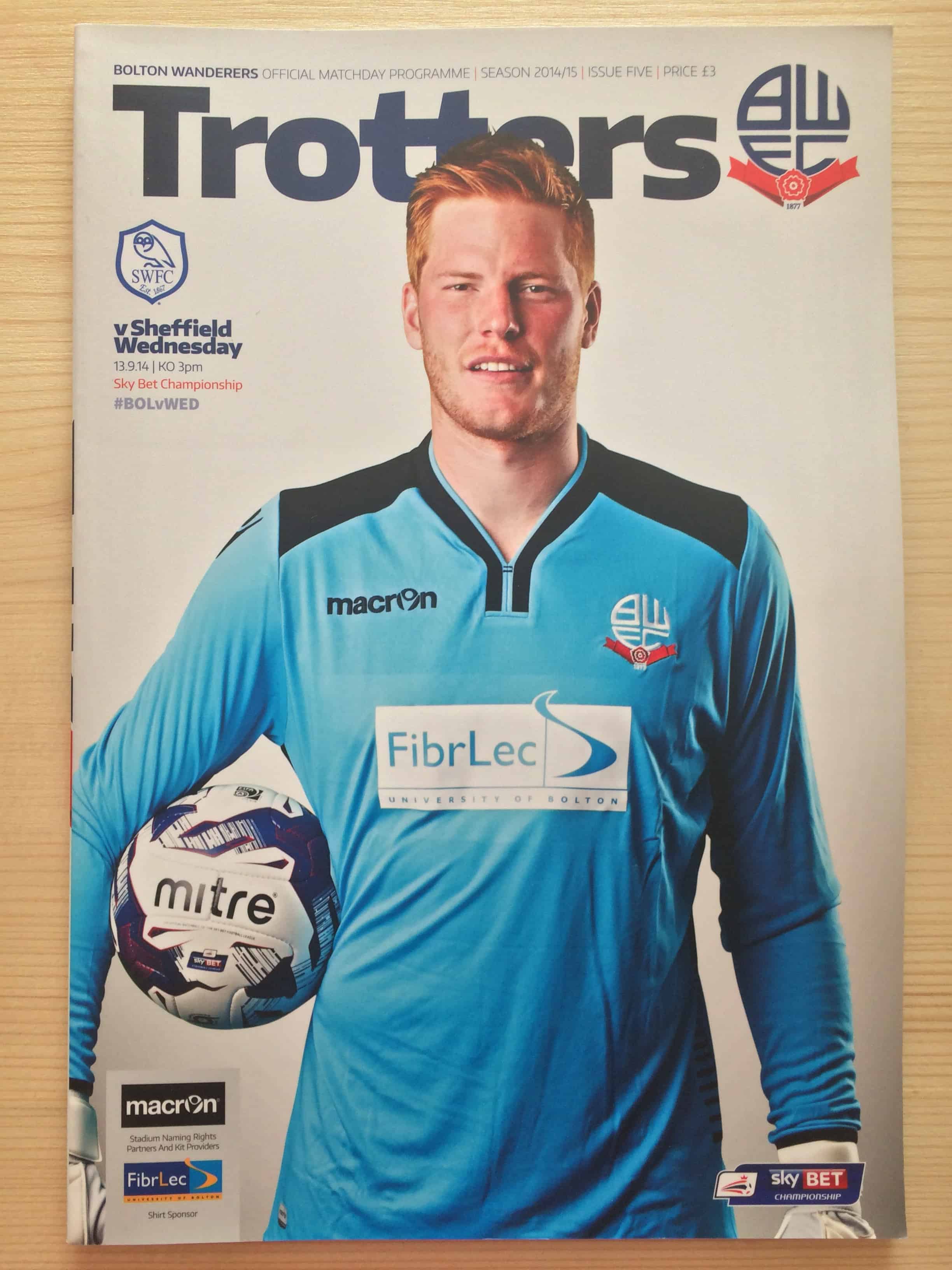 Bolton Wanderers FC v Sheffield Wednesday FC 